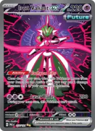 Reference image of Iron Valiant ex, Prismatic Evolutions