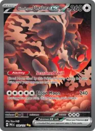 Reference image of Bloodmoon Ursaluna ex, Prismatic Evolutions