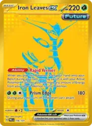 Reference image of Iron Leaves ex, Prismatic Evolutions