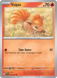 Reference image of Vulpix, Surging Sparks