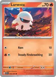 Reference image of Larvesta, Surging Sparks