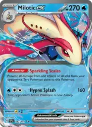 Reference image of Milotic ex, Surging Sparks