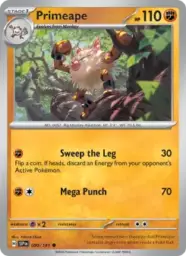 Reference image of Primeape, Surging Sparks