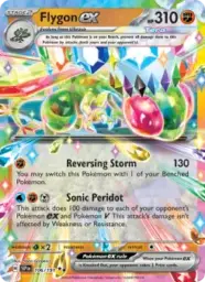 Reference image of Flygon ex, Surging Sparks