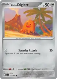 Reference image of Alolan Diglett, Surging Sparks