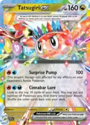 Reference image of Tatsugiri ex, Surging Sparks