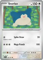 Reference image of Snorlax, Surging Sparks