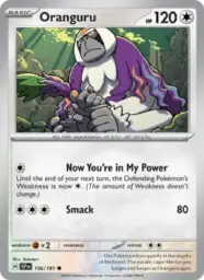 Reference image of Oranguru, Surging Sparks