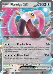 Reference image of Flamigo ex, Surging Sparks