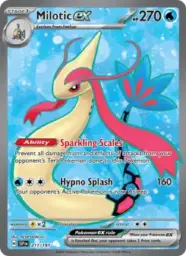 Reference image of Milotic ex, Surging Sparks