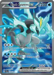 Reference image of Black Kyurem ex, Surging Sparks