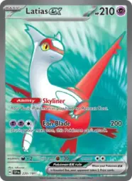 Reference image of Latias ex, Surging Sparks