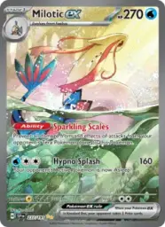 Reference image of Milotic ex, Surging Sparks