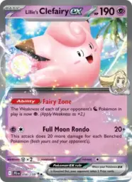 Reference image of Lillie's Clefairy ex, Journey Together