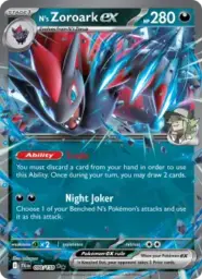 Reference image of N's Zoroark ex, Journey Together