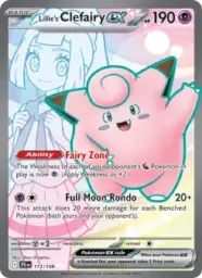 Reference image of Lillie's Clefairy ex, Journey Together