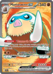 Reference image of Mamoswine ex, Journey Together