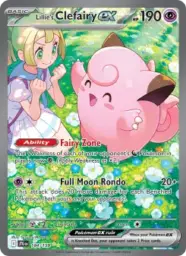 Reference image of Lillie's Clefairy ex, Journey Together