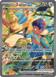Reference image of Hop's Zacian ex, Journey Together