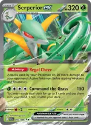 Reference image of Serperior ex, Black Bolt