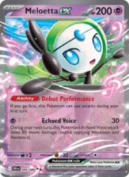 Reference image of Meloetta ex, Black Bolt