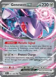 Reference image of Genesect ex, Black Bolt