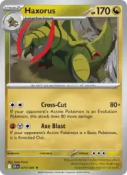 Reference image of Haxorus, Black Bolt