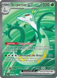 Reference image of Serperior ex, Black Bolt