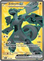 Reference image of Zekrom ex, Black Bolt