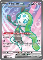Reference image of Meloetta ex, Black Bolt