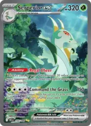 Reference image of Serperior ex, Black Bolt