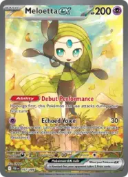Reference image of Meloetta ex, Black Bolt