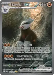 Reference image of Excadrill ex, Black Bolt