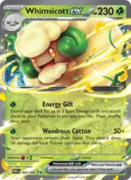 Reference image of Whimsicott ex, White Flare