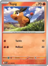 Reference image of Tepig, White Flare