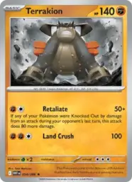 Reference image of Terrakion, White Flare