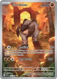Reference image of Terrakion, White Flare