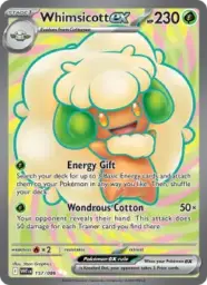 Reference image of Whimsicott ex, White Flare