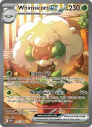 Reference image of Whimsicott ex, White Flare
