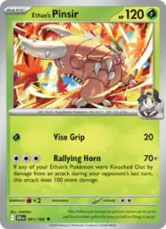 Reference image of Ethan's Pinsir, Destined Rivals
