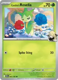 Reference image of Cynthia's Roselia, Destined Rivals