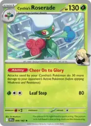 Reference image of Cynthia's Roserade, Destined Rivals