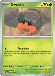 Reference image of Dwebble, Destined Rivals