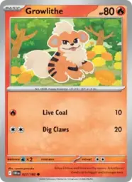 Reference image of Growlithe, Destined Rivals
