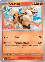 Reference image of Arcanine, Destined Rivals