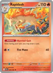 Reference image of Rapidash, Destined Rivals