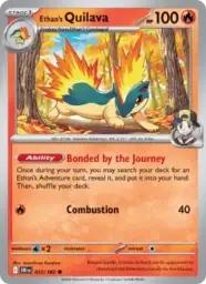 Reference image of Ethan's Quilava, Destined Rivals