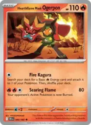 Reference image of Hearthflame Mask Ogerpon, Destined Rivals
