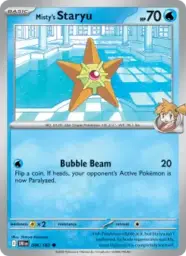 Reference image of Misty's Staryu, Destined Rivals