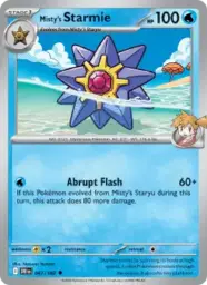 Reference image of Misty's Starmie, Destined Rivals